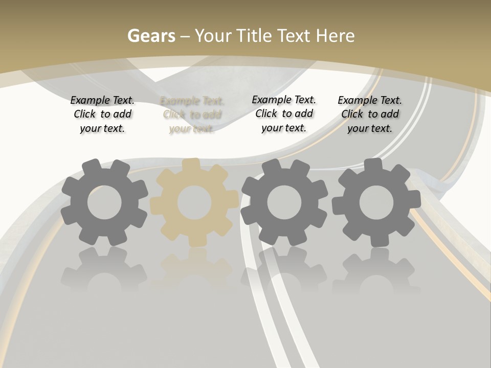 Curve Over Traffic PowerPoint Template