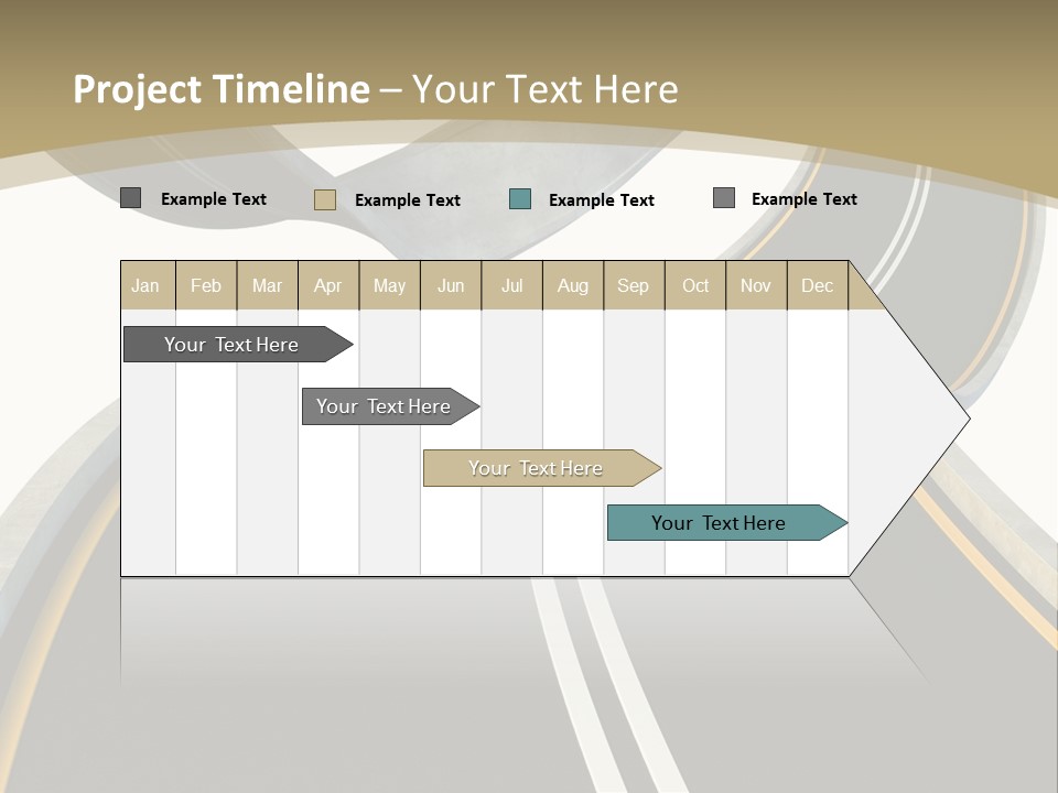 Curve Over Traffic PowerPoint Template