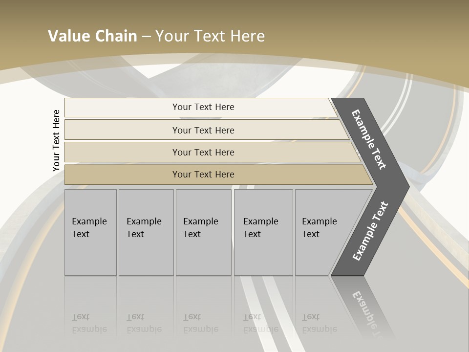 Curve Over Traffic PowerPoint Template