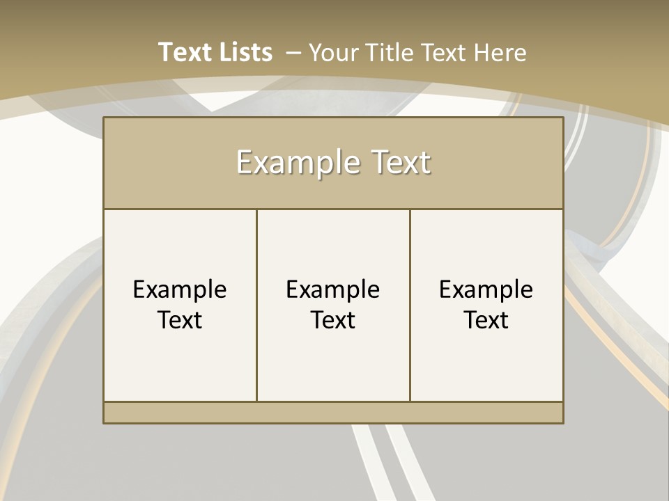 Curve Over Traffic PowerPoint Template