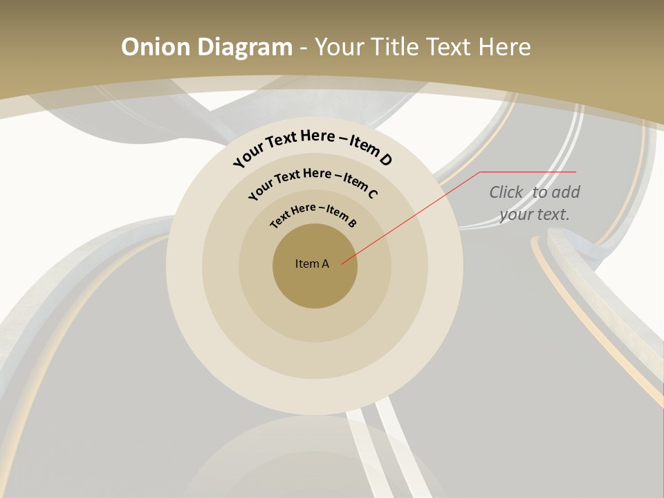 Curve Over Traffic PowerPoint Template