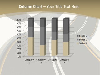 Curve Over Traffic PowerPoint Template