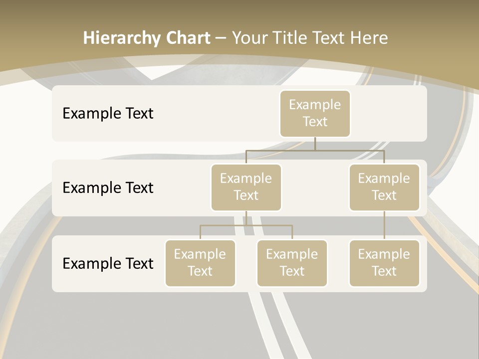 Curve Over Traffic PowerPoint Template