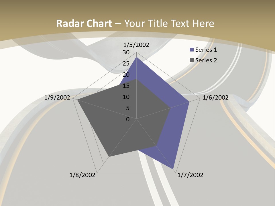 Curve Over Traffic PowerPoint Template