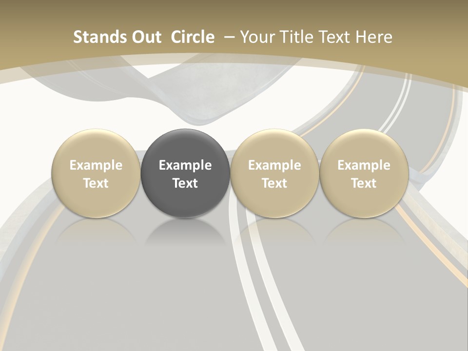 Curve Over Traffic PowerPoint Template