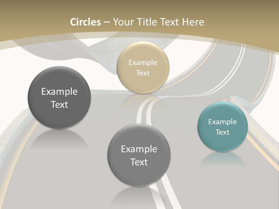 Curve Over Traffic PowerPoint Template