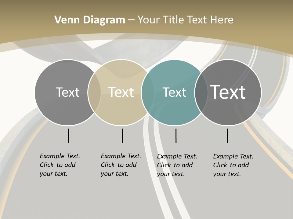 Curve Over Traffic PowerPoint Template
