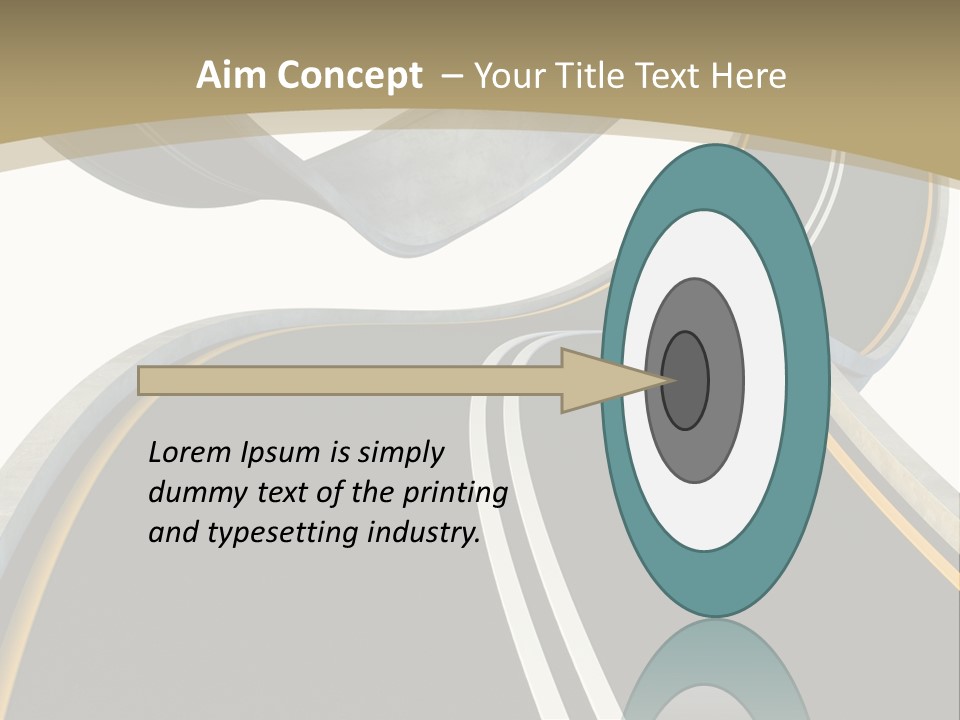 Curve Over Traffic PowerPoint Template