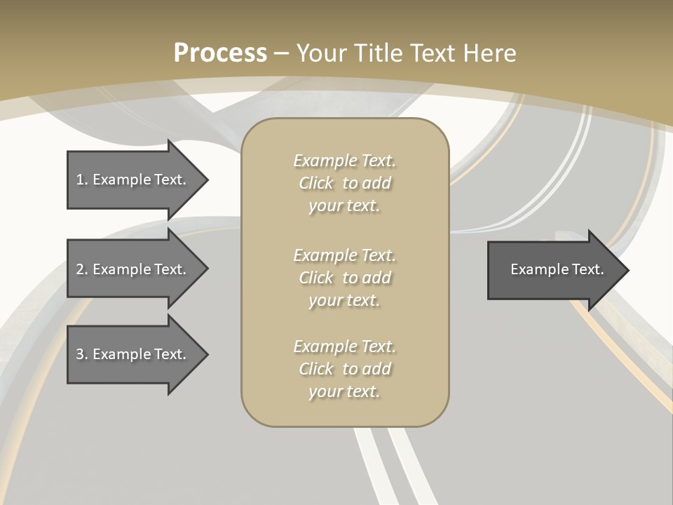 Curve Over Traffic PowerPoint Template