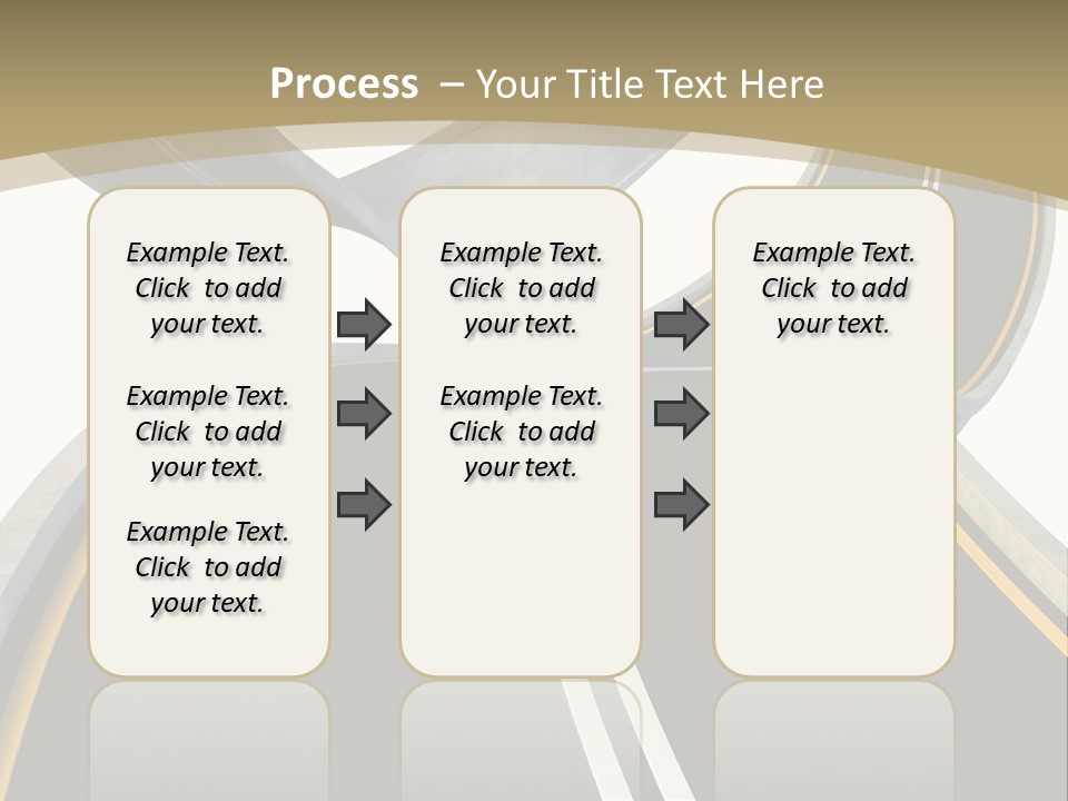 Curve Over Traffic PowerPoint Template