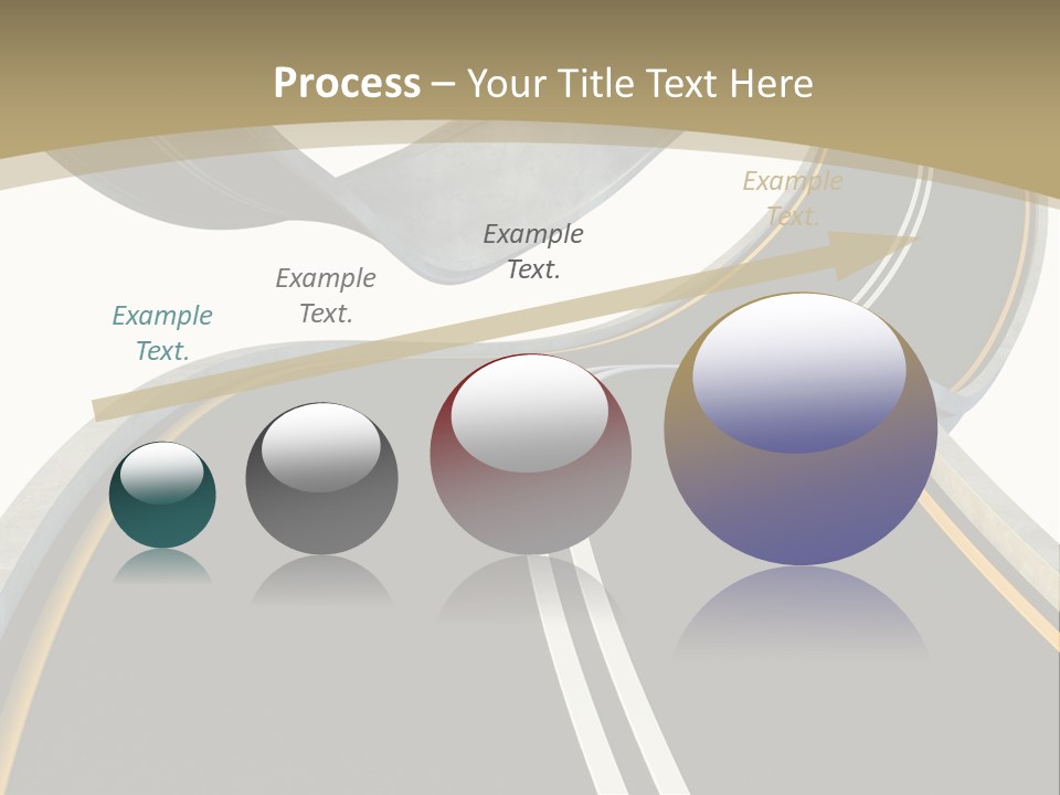 Curve Over Traffic PowerPoint Template