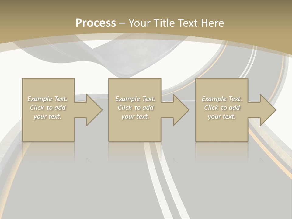 Curve Over Traffic PowerPoint Template