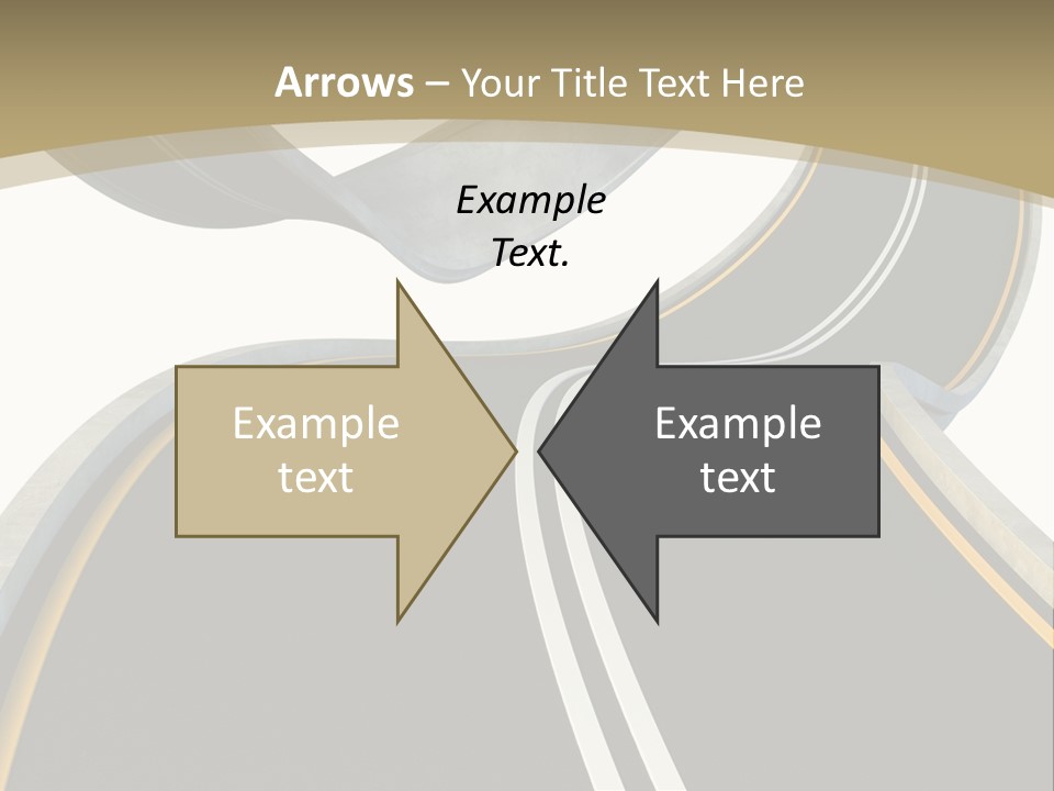 Curve Over Traffic PowerPoint Template