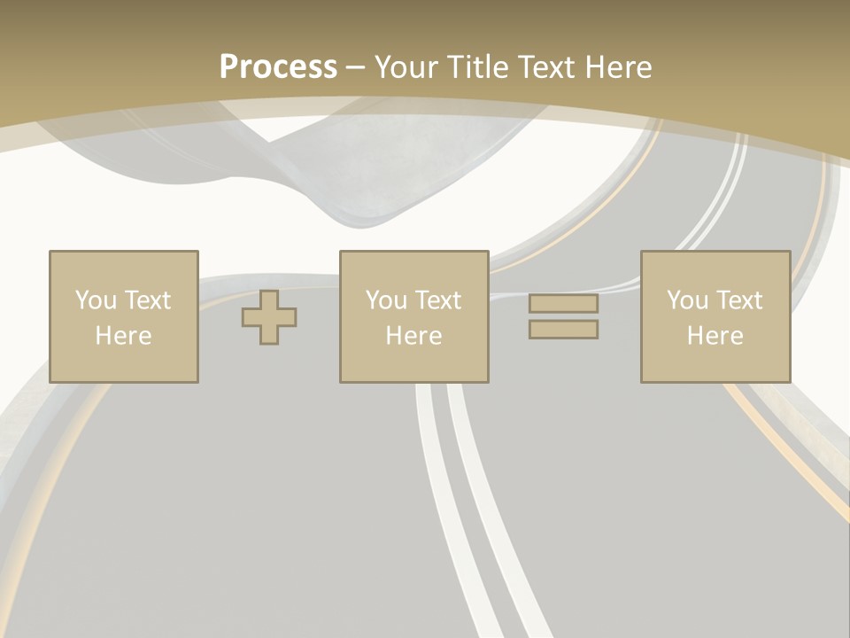 Curve Over Traffic PowerPoint Template