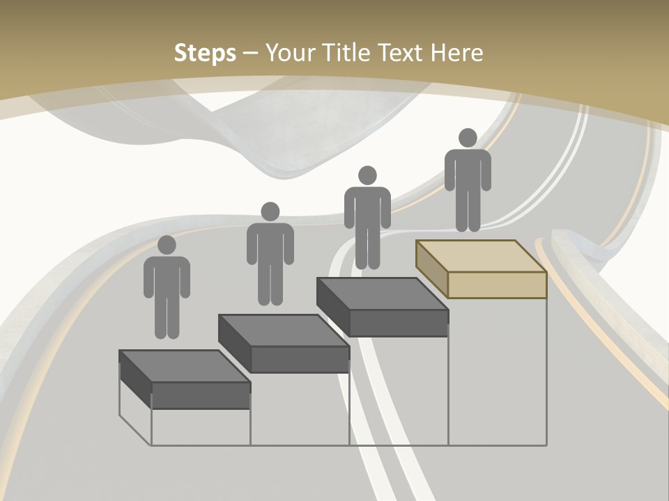 Curve Over Traffic PowerPoint Template