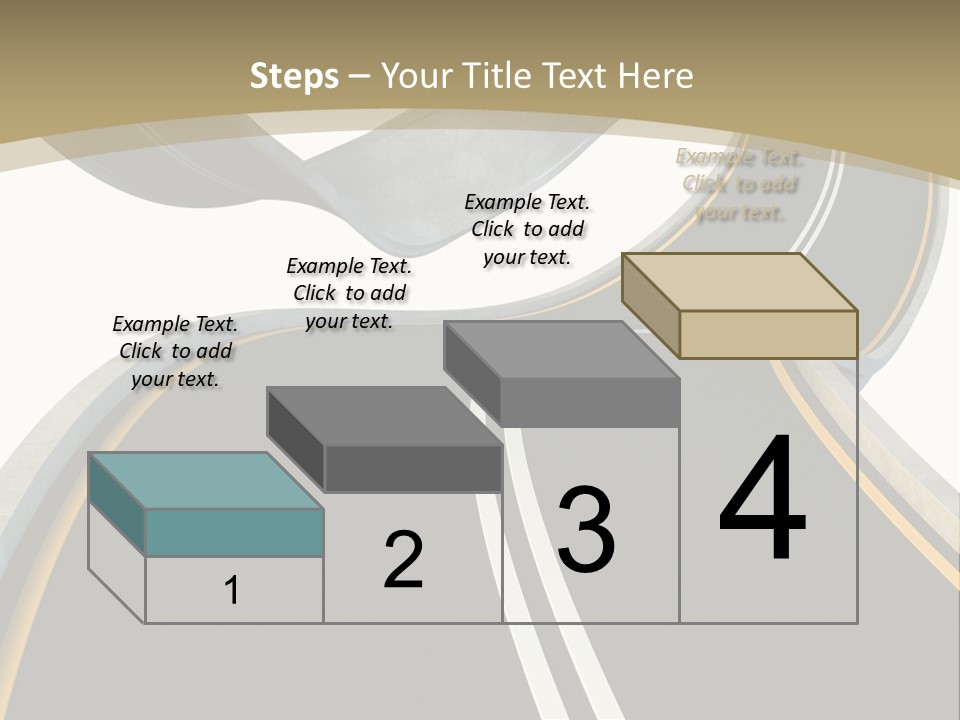 Curve Over Traffic PowerPoint Template