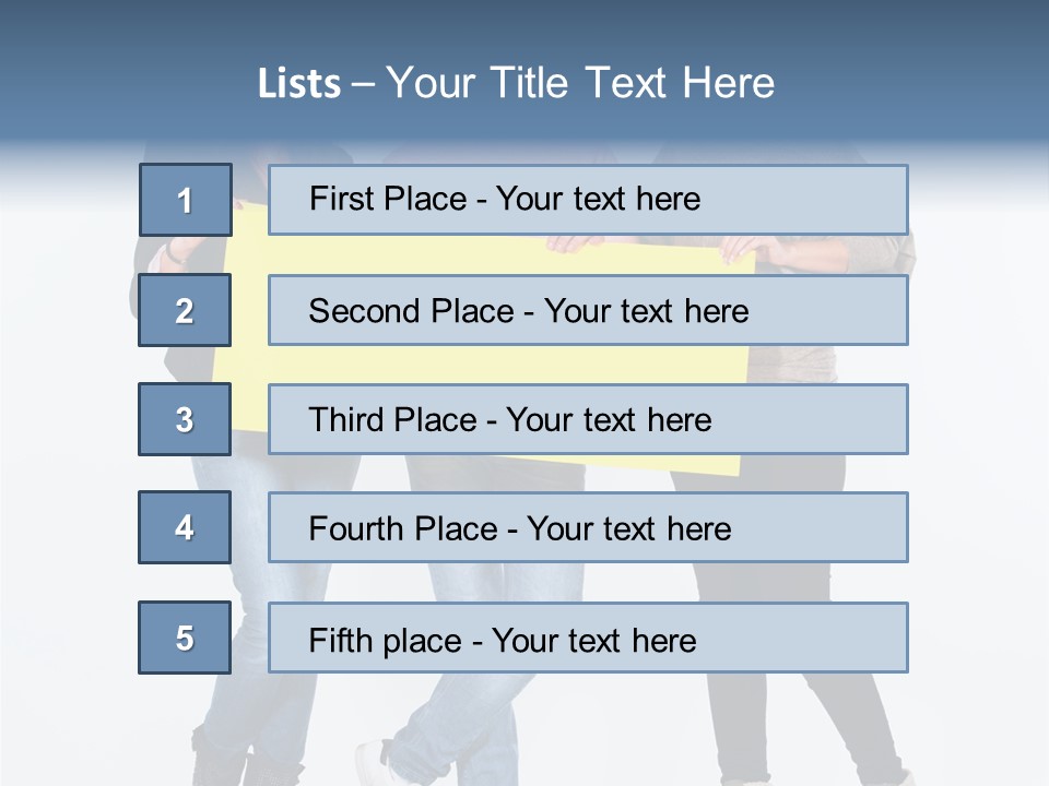 Document Blank Placard PowerPoint Template