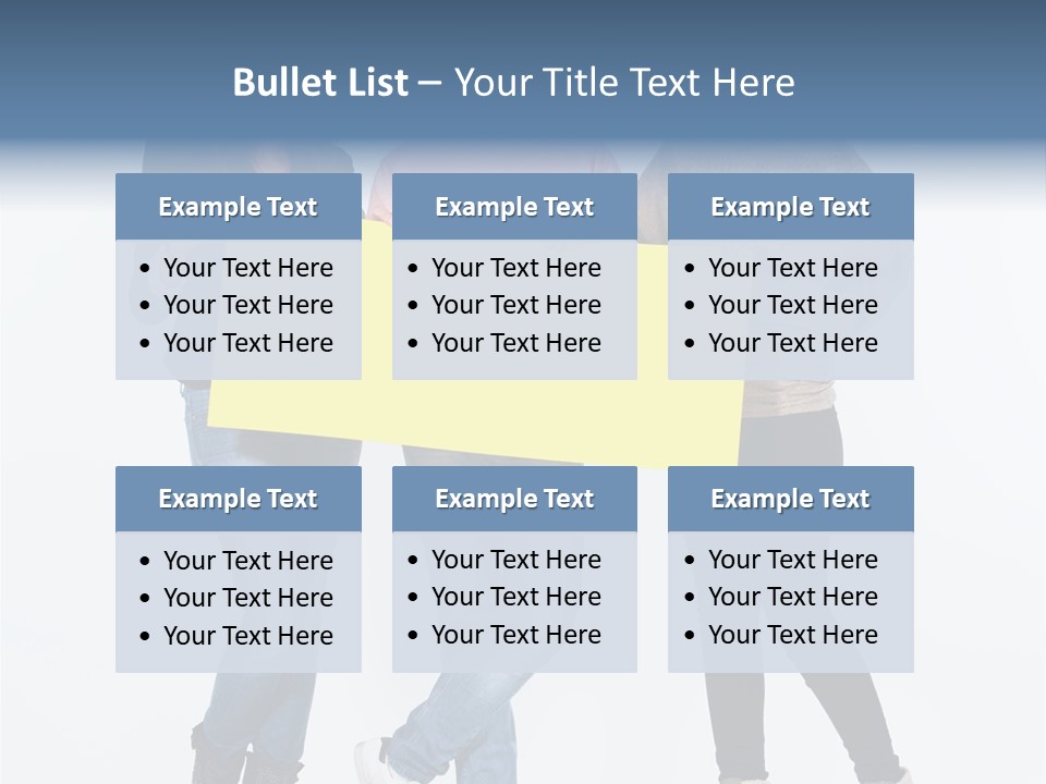 Document Blank Placard PowerPoint Template