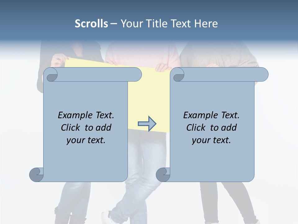 Document Blank Placard PowerPoint Template