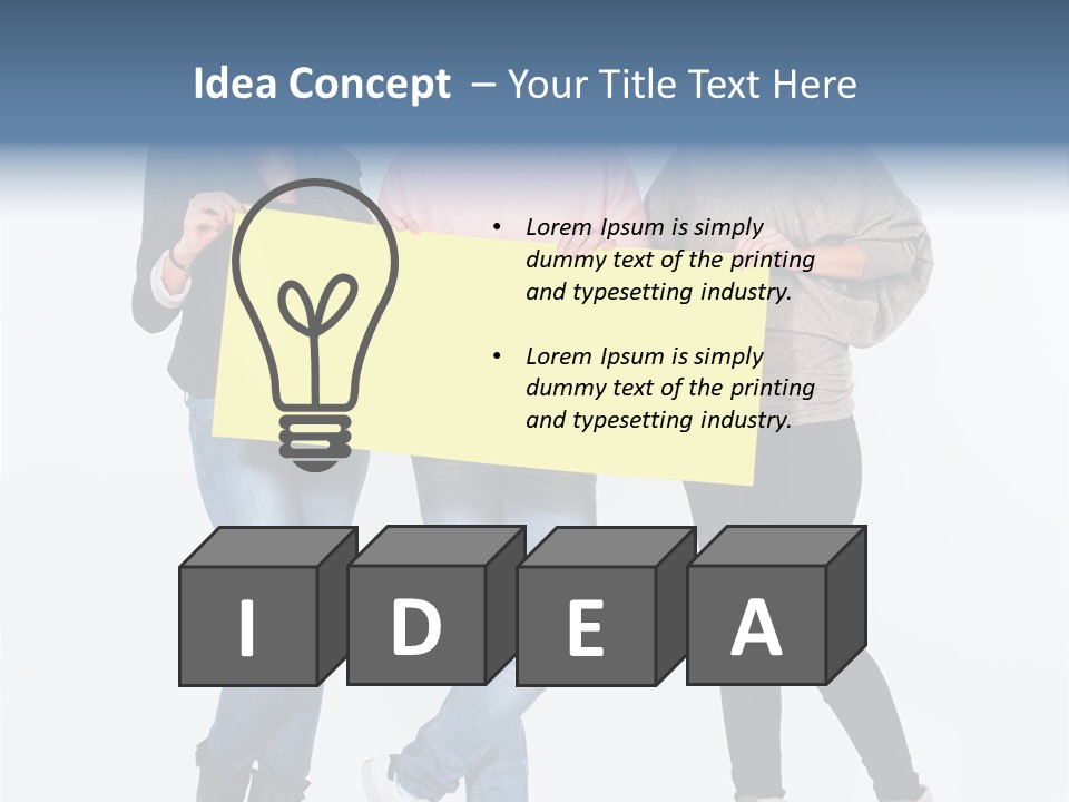 Document Blank Placard PowerPoint Template