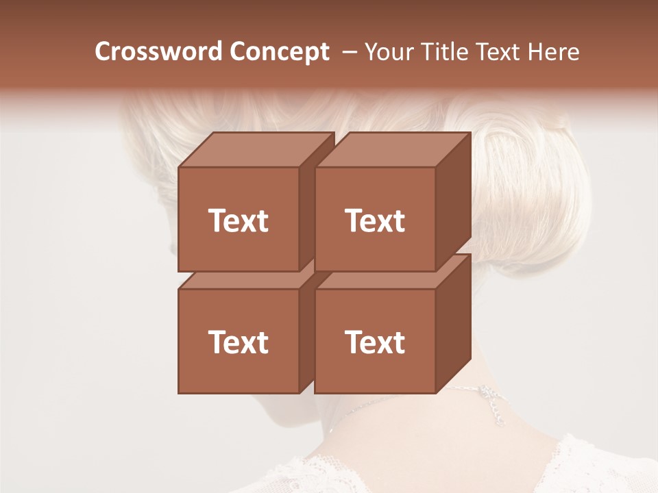 Isolated One Person PowerPoint Template