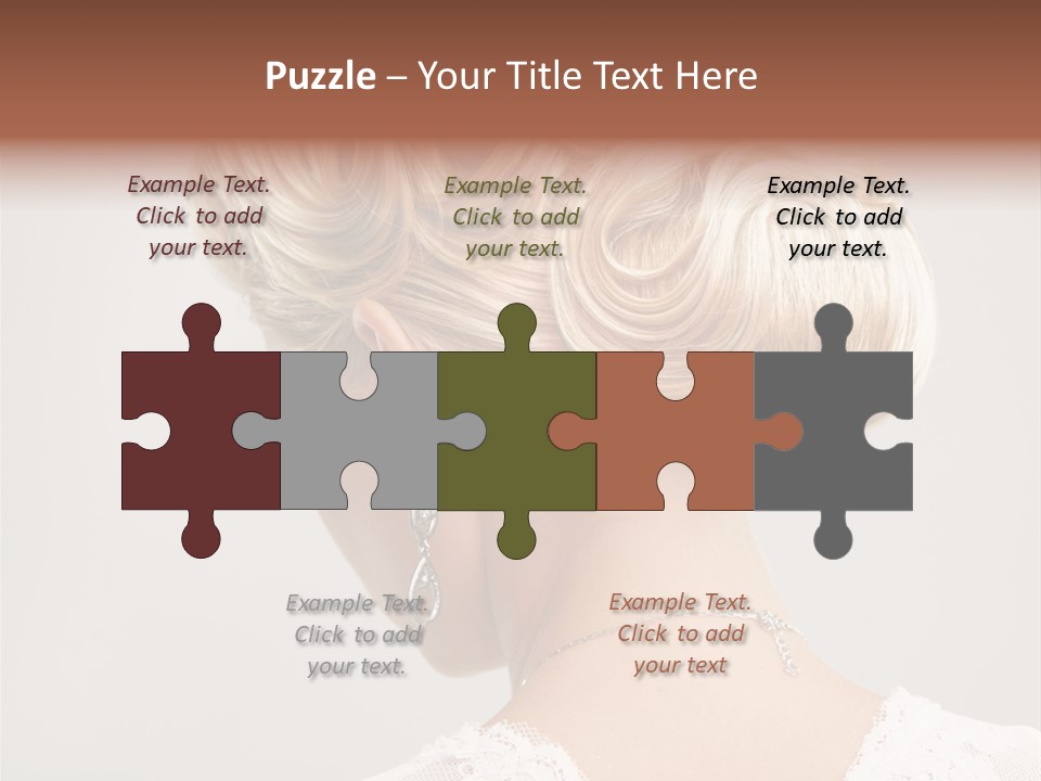 Isolated One Person PowerPoint Template