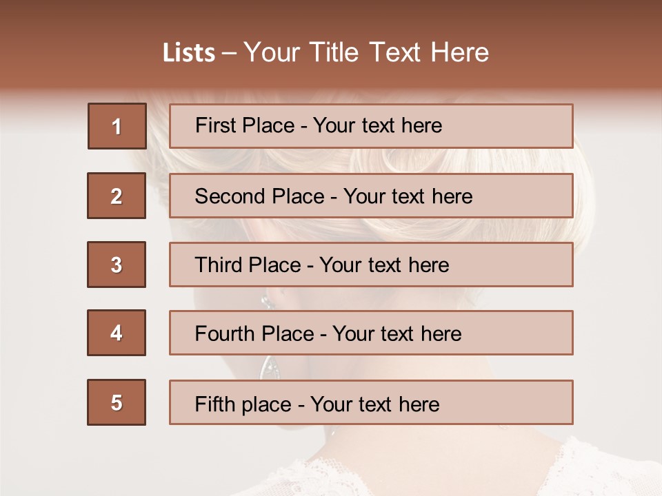 Isolated One Person PowerPoint Template