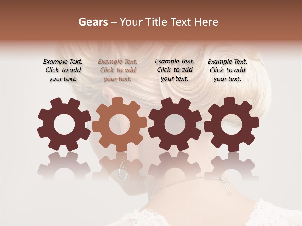 Isolated One Person PowerPoint Template