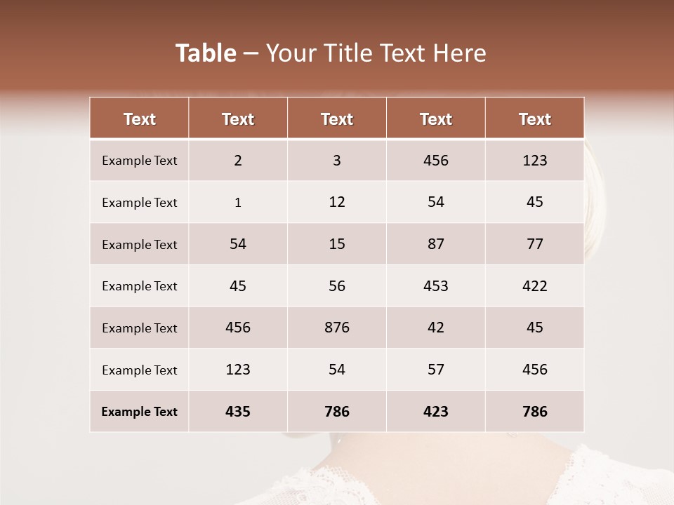 Isolated One Person PowerPoint Template