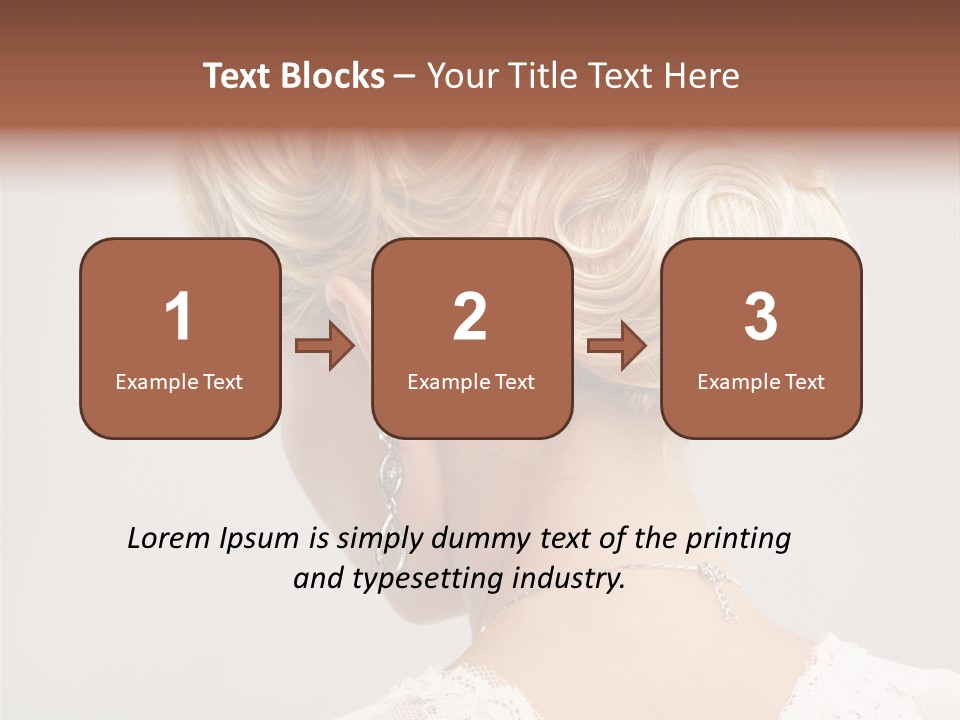 Isolated One Person PowerPoint Template