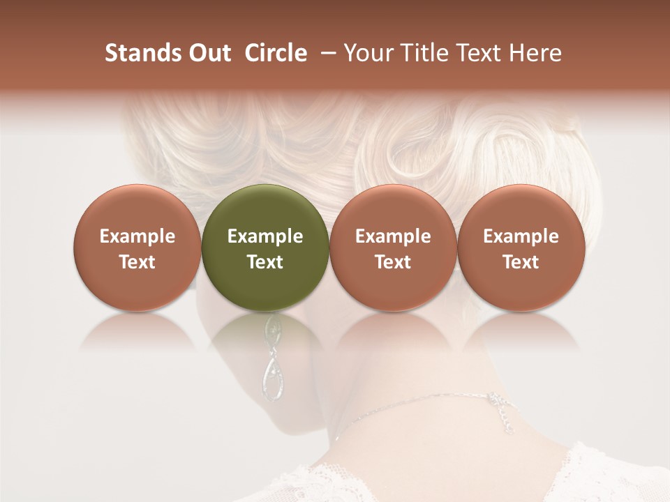 Isolated One Person PowerPoint Template