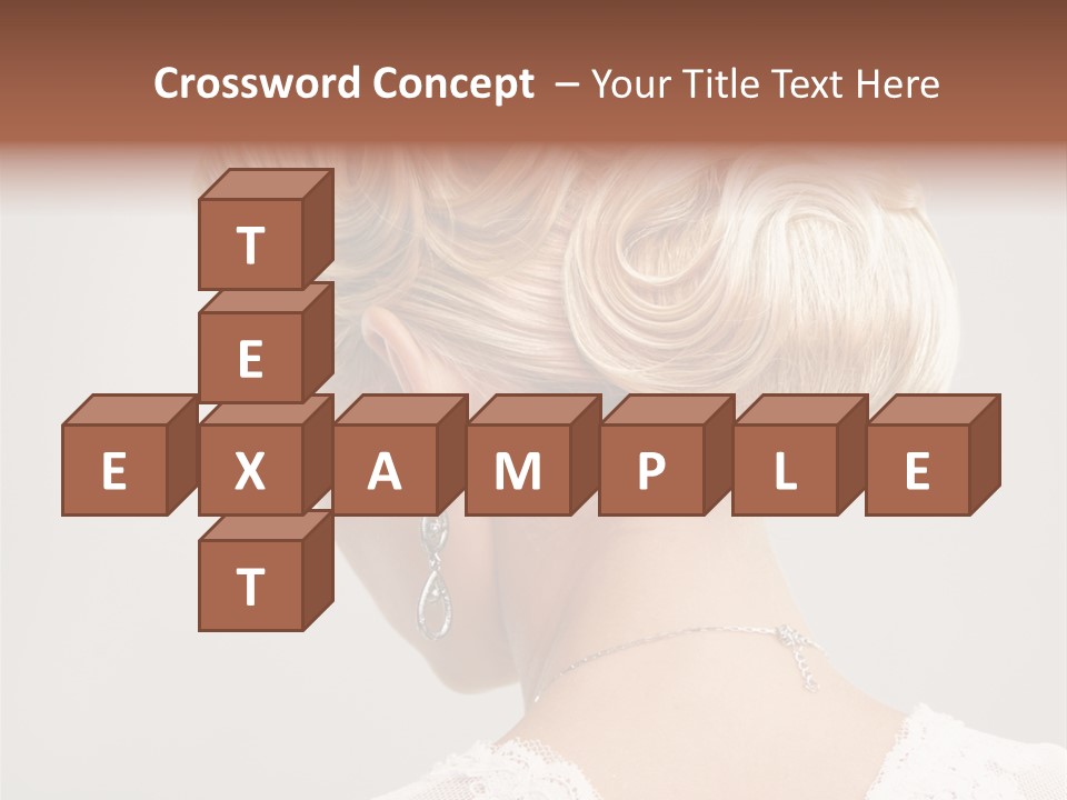 Isolated One Person PowerPoint Template