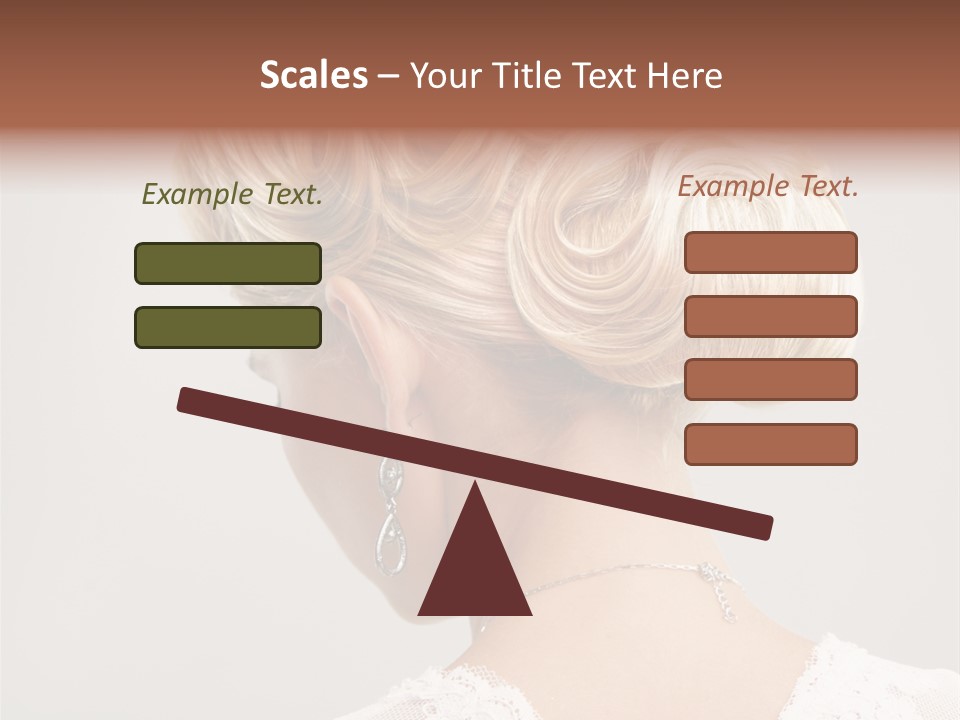 Isolated One Person PowerPoint Template
