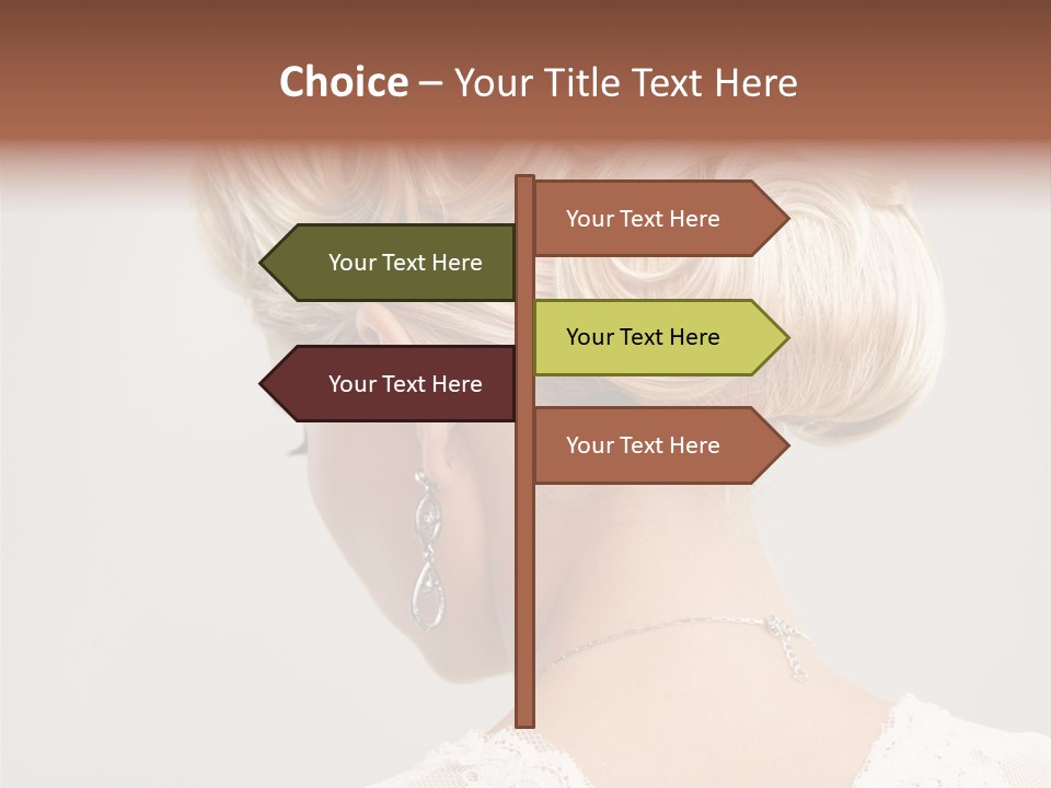 Isolated One Person PowerPoint Template