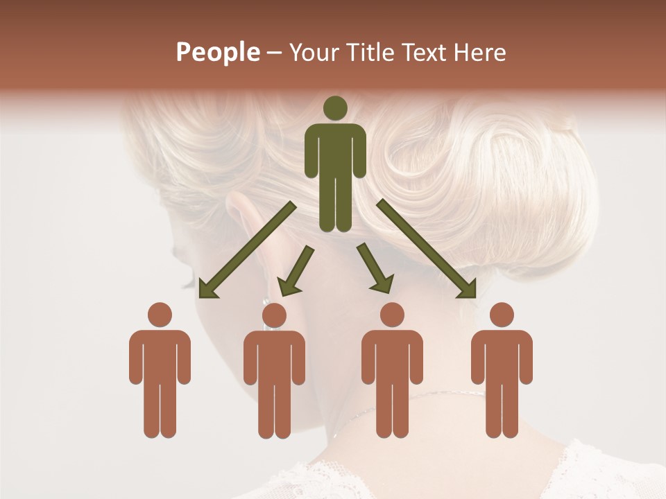 Isolated One Person PowerPoint Template