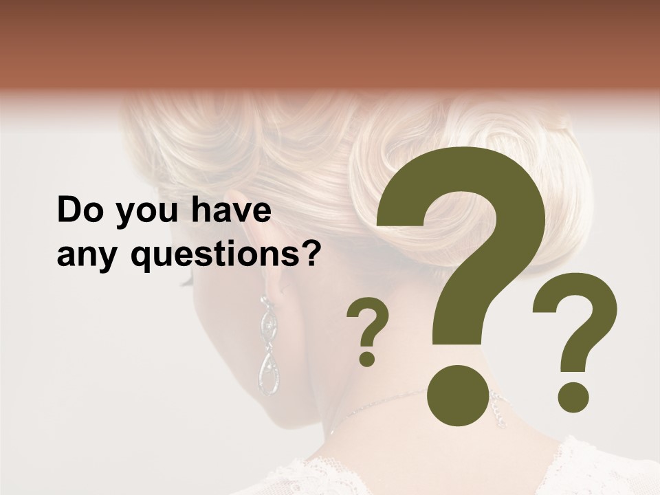 Isolated One Person PowerPoint Template