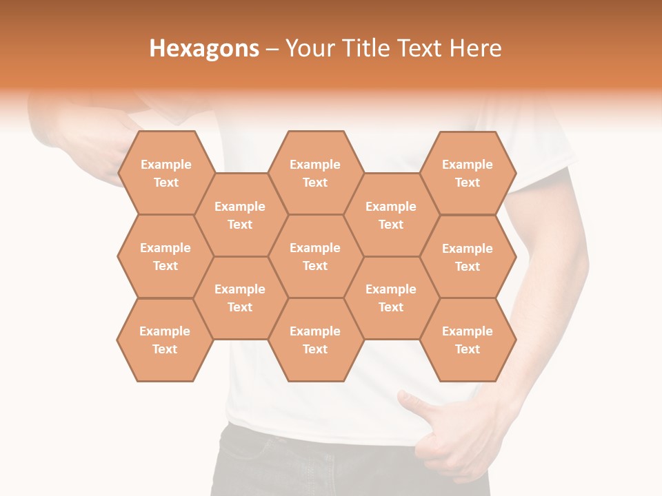 Teen Men White PowerPoint Template