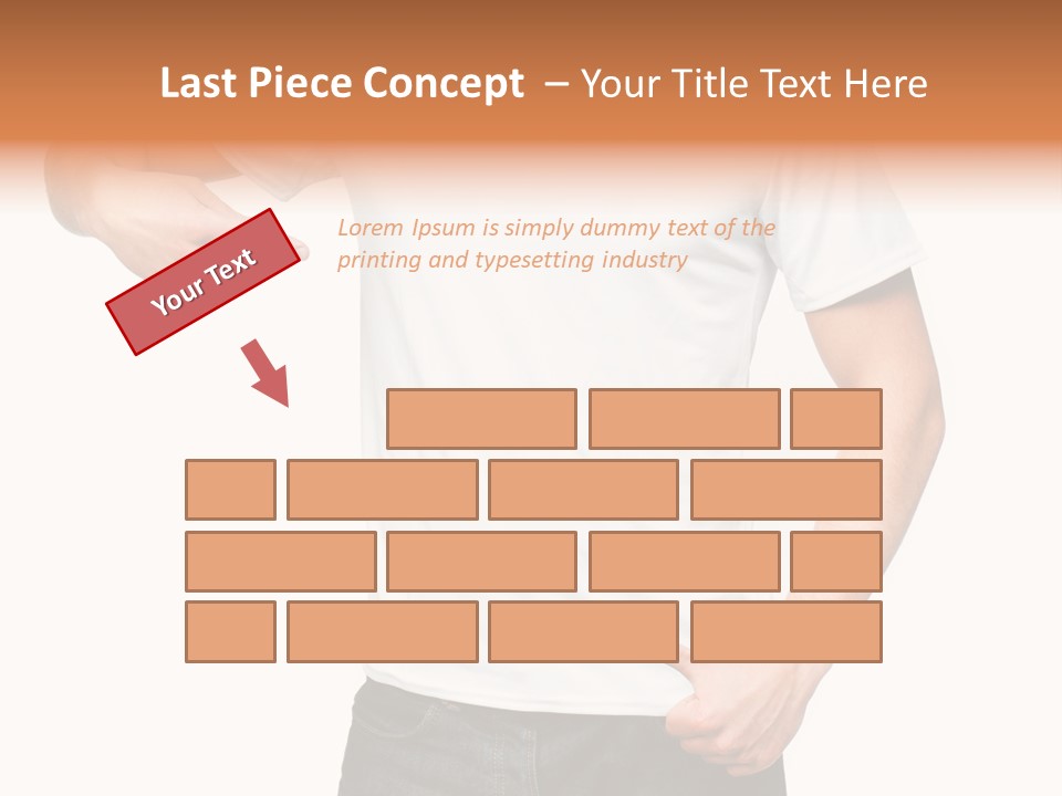 Teen Men White PowerPoint Template