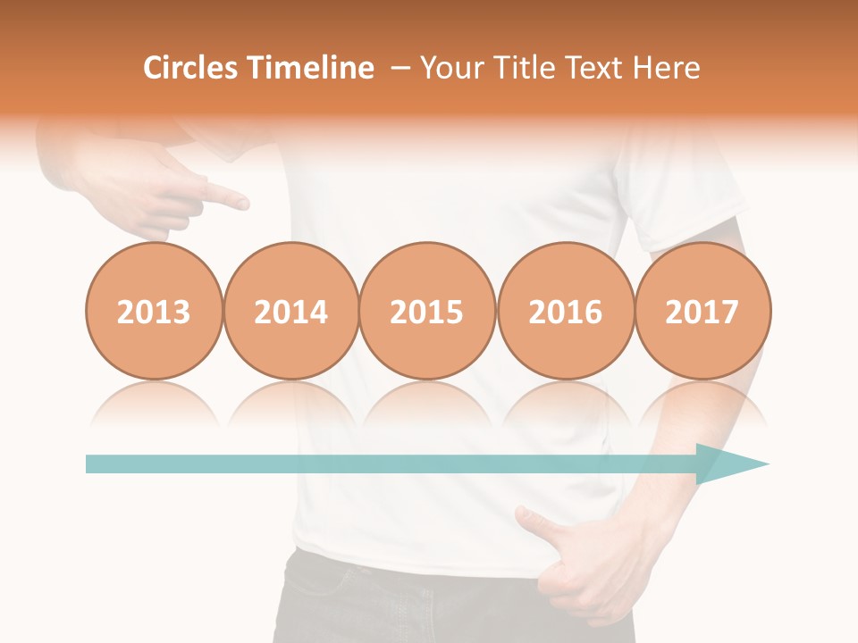 Teen Men White PowerPoint Template