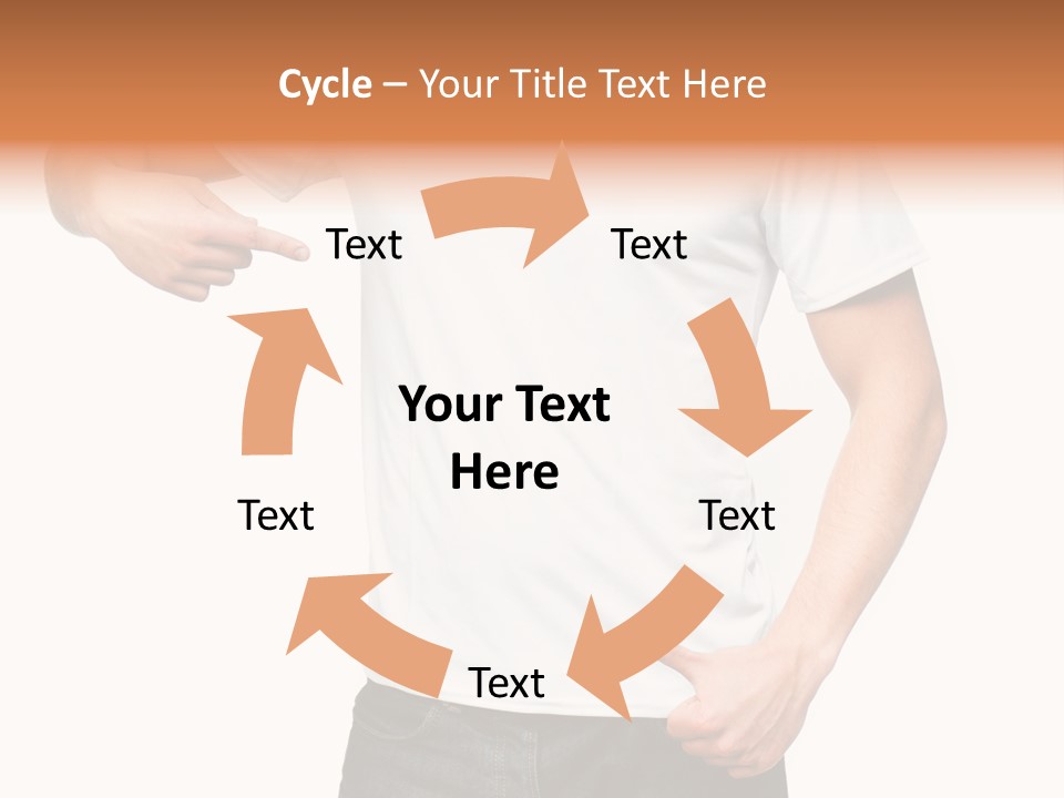 Teen Men White PowerPoint Template