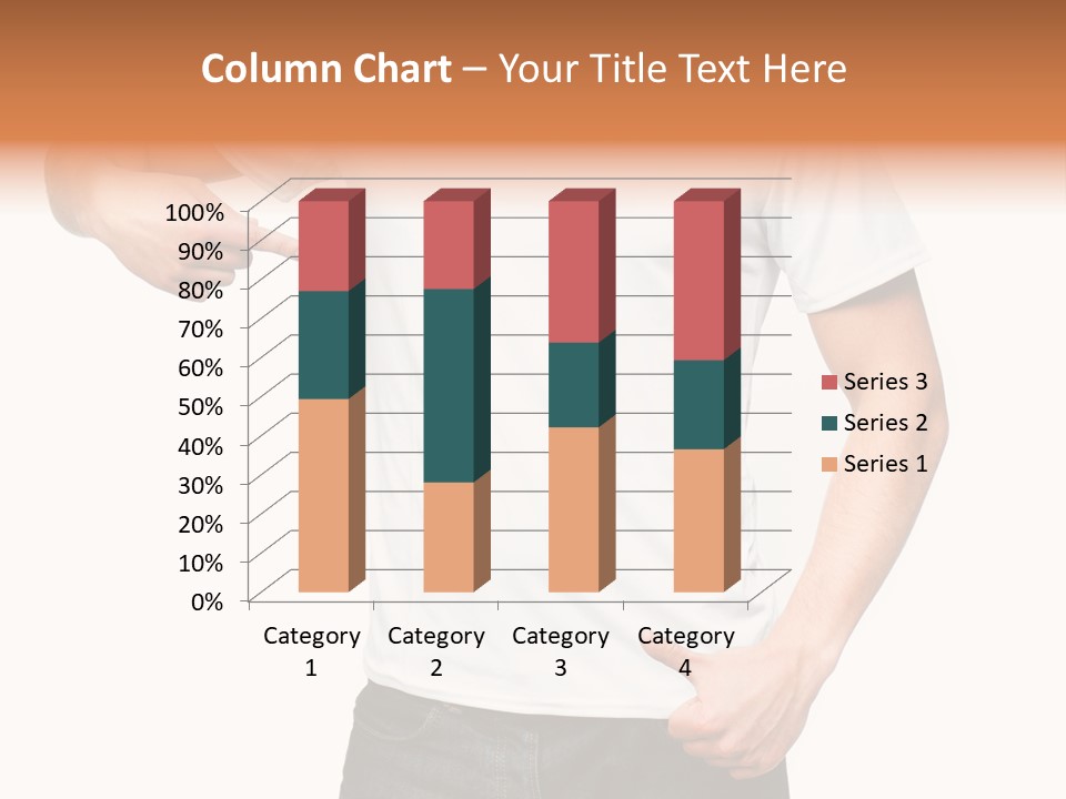 Teen Men White PowerPoint Template