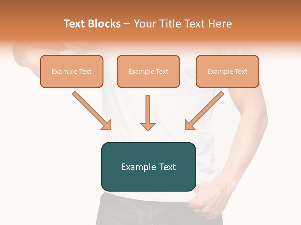 Teen Men White PowerPoint Template