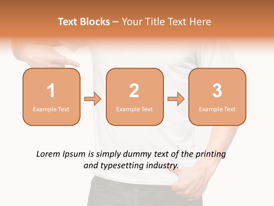 Teen Men White PowerPoint Template