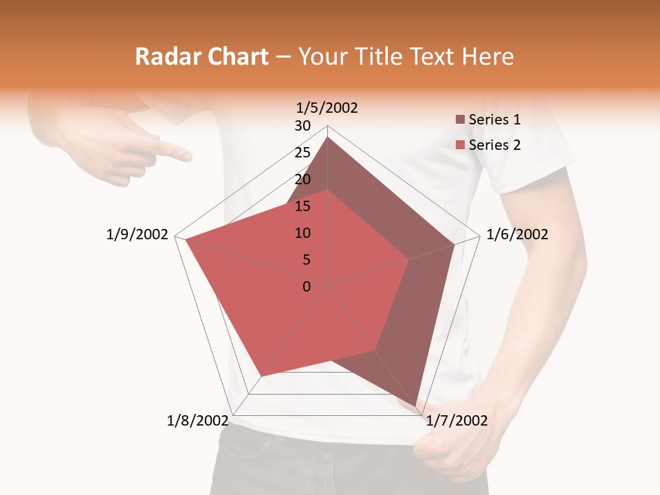 Teen Men White PowerPoint Template