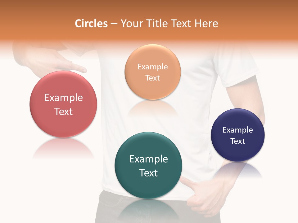 Teen Men White PowerPoint Template