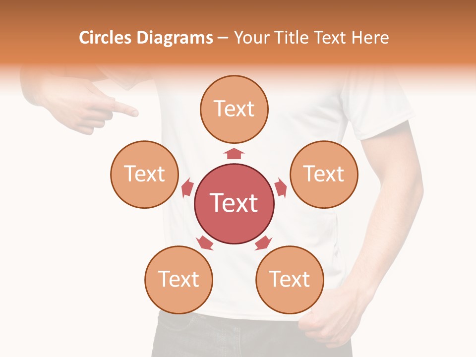 Teen Men White PowerPoint Template