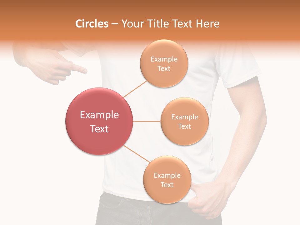 Teen Men White PowerPoint Template