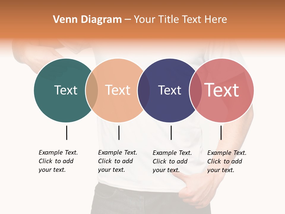 Teen Men White PowerPoint Template