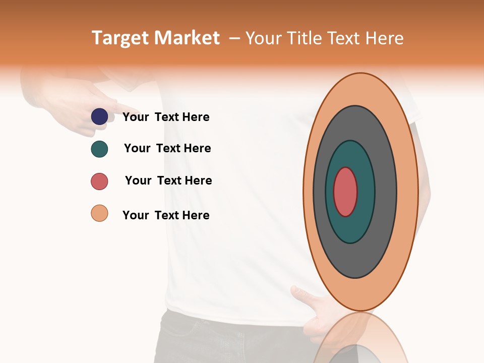 Teen Men White PowerPoint Template