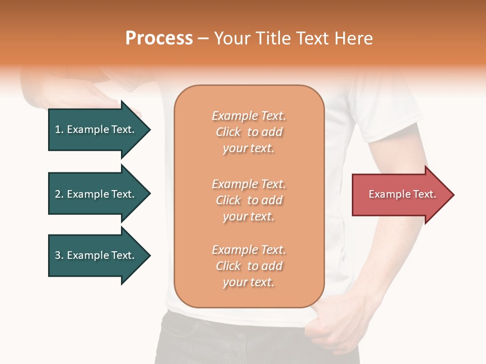 Teen Men White PowerPoint Template